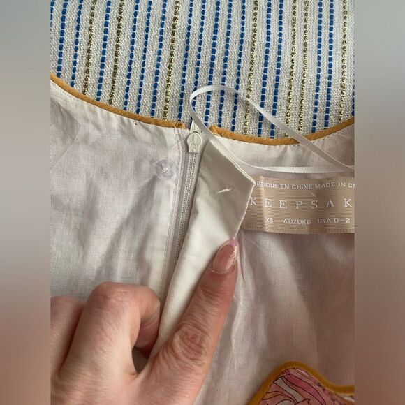 Keepsake the label long sleeve V neck crop top size XS - Picture 9 of 16